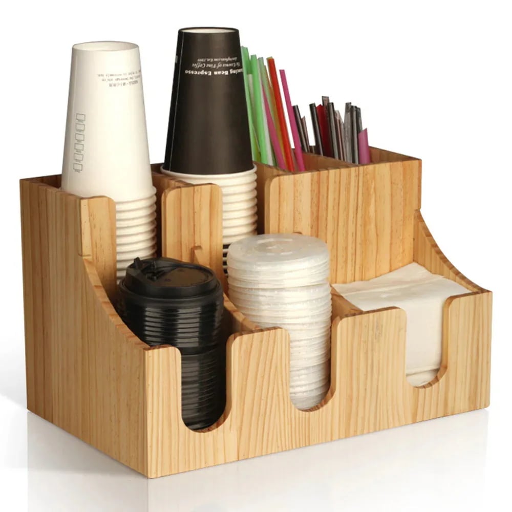 【急速出荷!】紙コップホルダー カップスタンド カップホルダー カップディスペンサー 紙カップと蓋収納 コーヒーカ