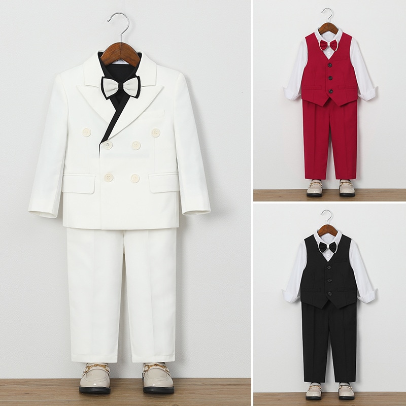 子供用 スーツ セット フラワーボーイ 1歳 礼服 かっこいい 男の子 ピアノ 朗誦 司会 発表会 衣装 男の子 スーツ