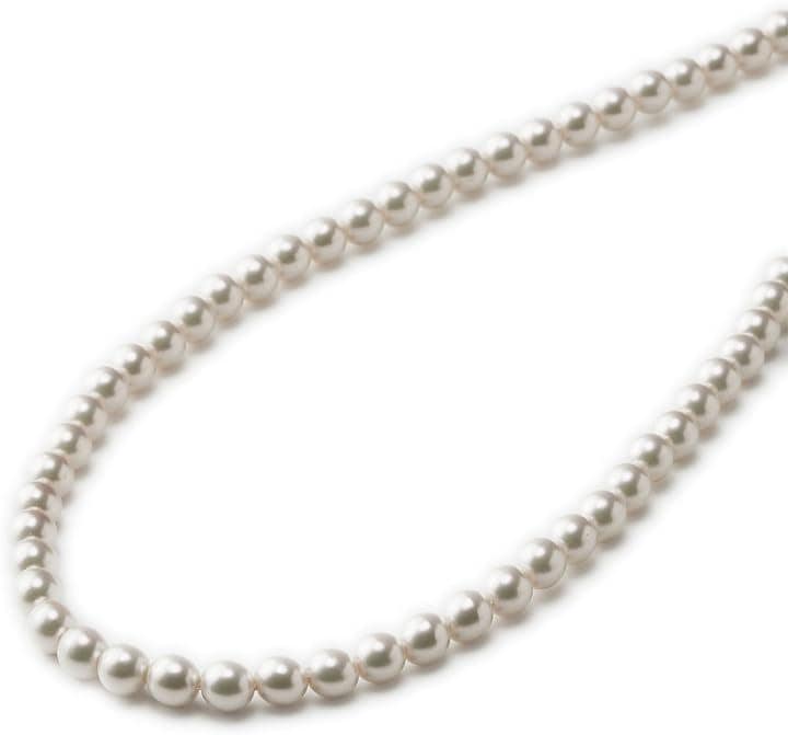 人工真珠 パールネックレス 冠婚葬祭 ロング 8mm珠( ［02］ 1連, ［02］ 60cm)