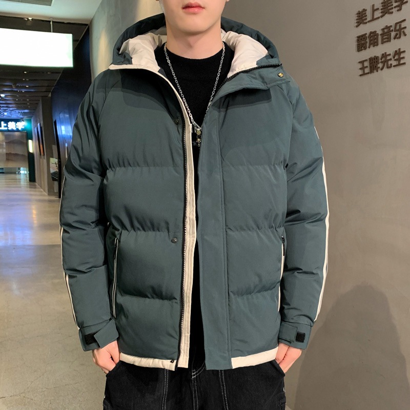 冬服 メンズ ダウンコート 中綿 防寒 黒 スタンドカラー ダウンジャケット フード付き 厚手 防風 防寒 カジュアル おしゃれ 暖かい 登山 バイク 通勤