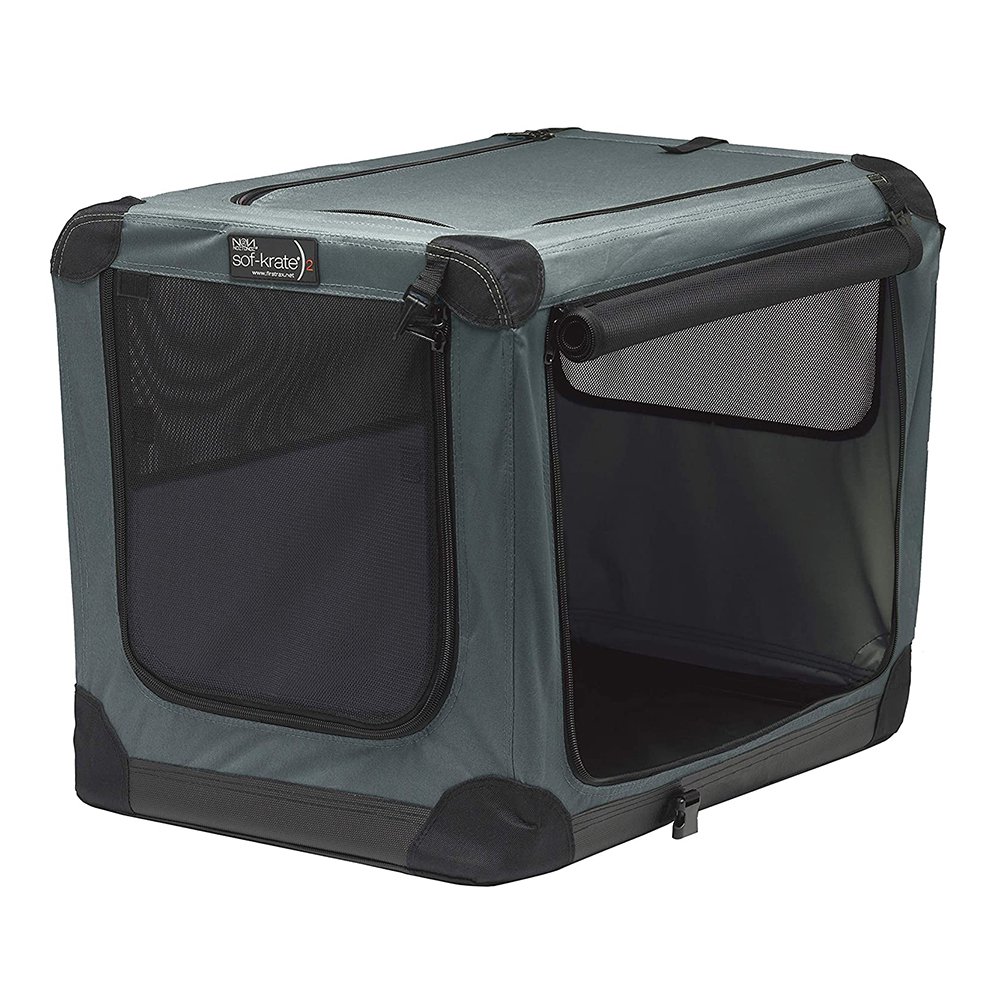 ソフクレート　ｎ２　Ｍ　グレー　アウトドア　防災　折りたたみ　ソフトタイプ　ペットキャリー　ＣＲＣ40―67―15―05―00