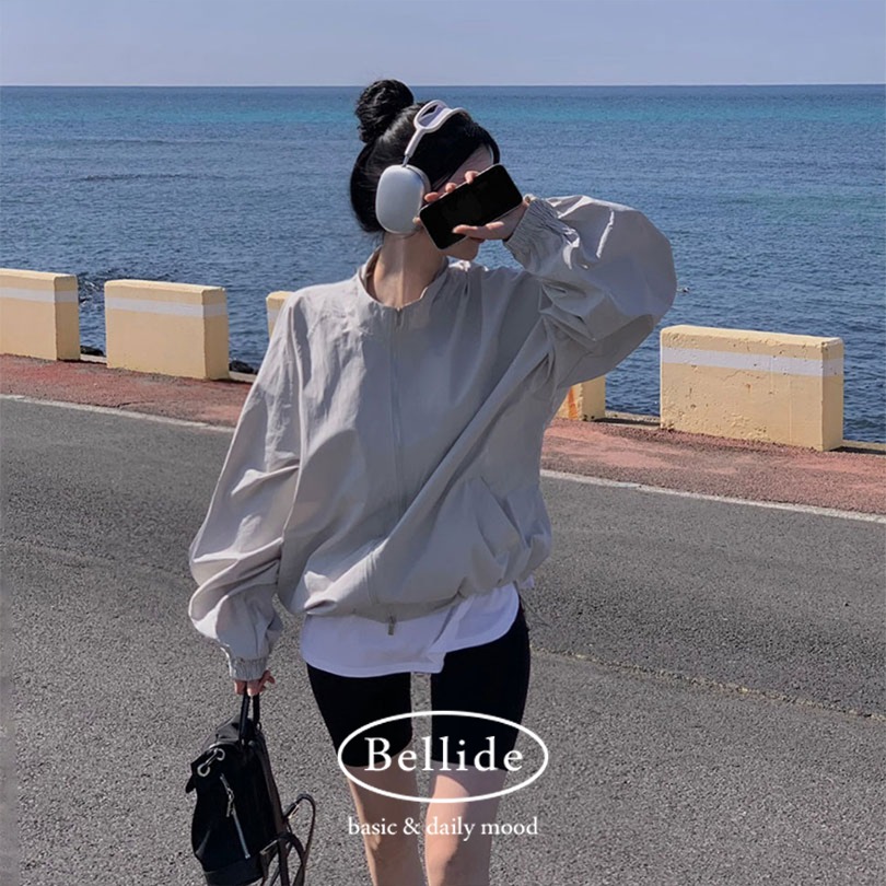 韓国の女性ファッション/ [MADE] ツーウェイオーバーフィットウィンドブレーカー jk1115