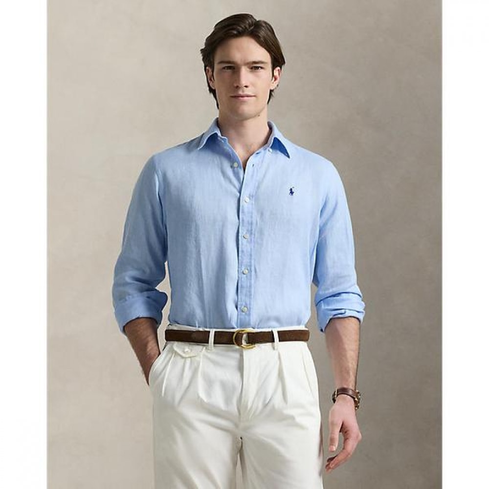 ポロラルフローレンメンズクラシックフィットリネンシャツ (MNPOWOV16824181400)