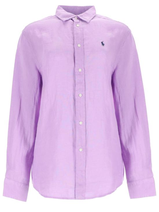 POLO RALPH LAUREN Women Shirts 211970730 513LIGHTMAUVE PURPLE