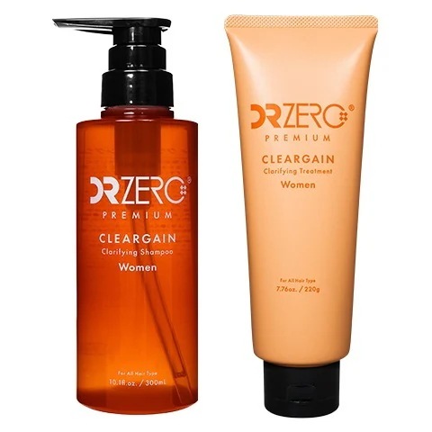 ドクターゼロ クリアゲイン シャンプー 1本＋トリートメント 1本 DRZERO 女性用 到着日時指定不可 海外発送　国際郵便発送
