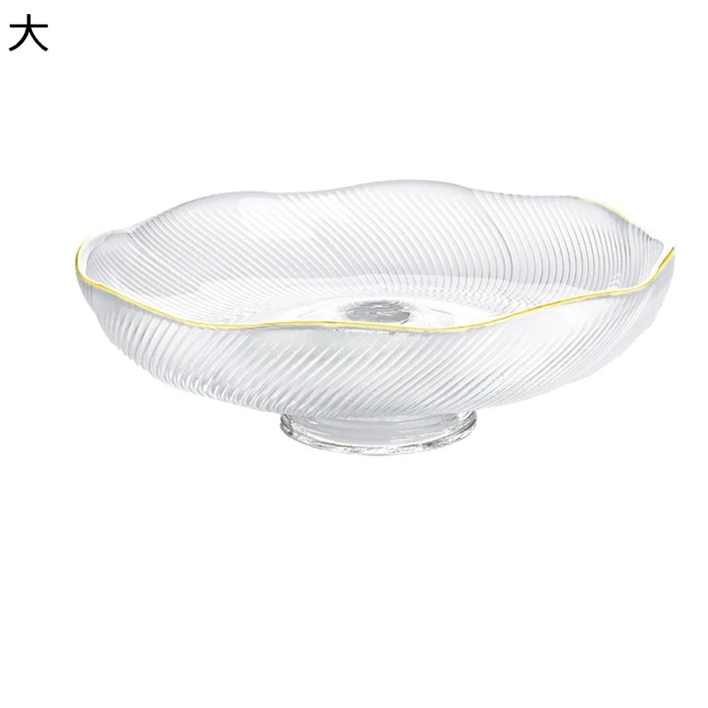 果物かご フルーツボウル 透明ガラス お菓子皿 スナック皿 フルーツバスケット 店舗用 パーティー キチン雑貨 フルーツ/果物/小物 長持ち 皿 果物ケース 小物入れ 多功能収納棚 化粧品棚 ケース