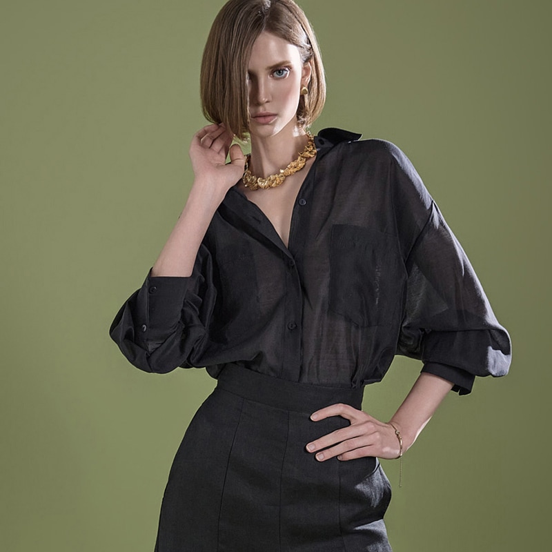 S640 シースルー シャツ 9,562円