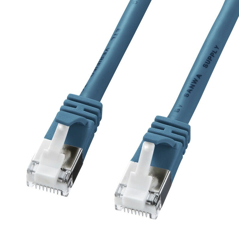 （まとめ買い）ツメ折れ防止カテゴリ5eSTP LANケーブル 7m ブルー KB-STPTS-07BL [x3]