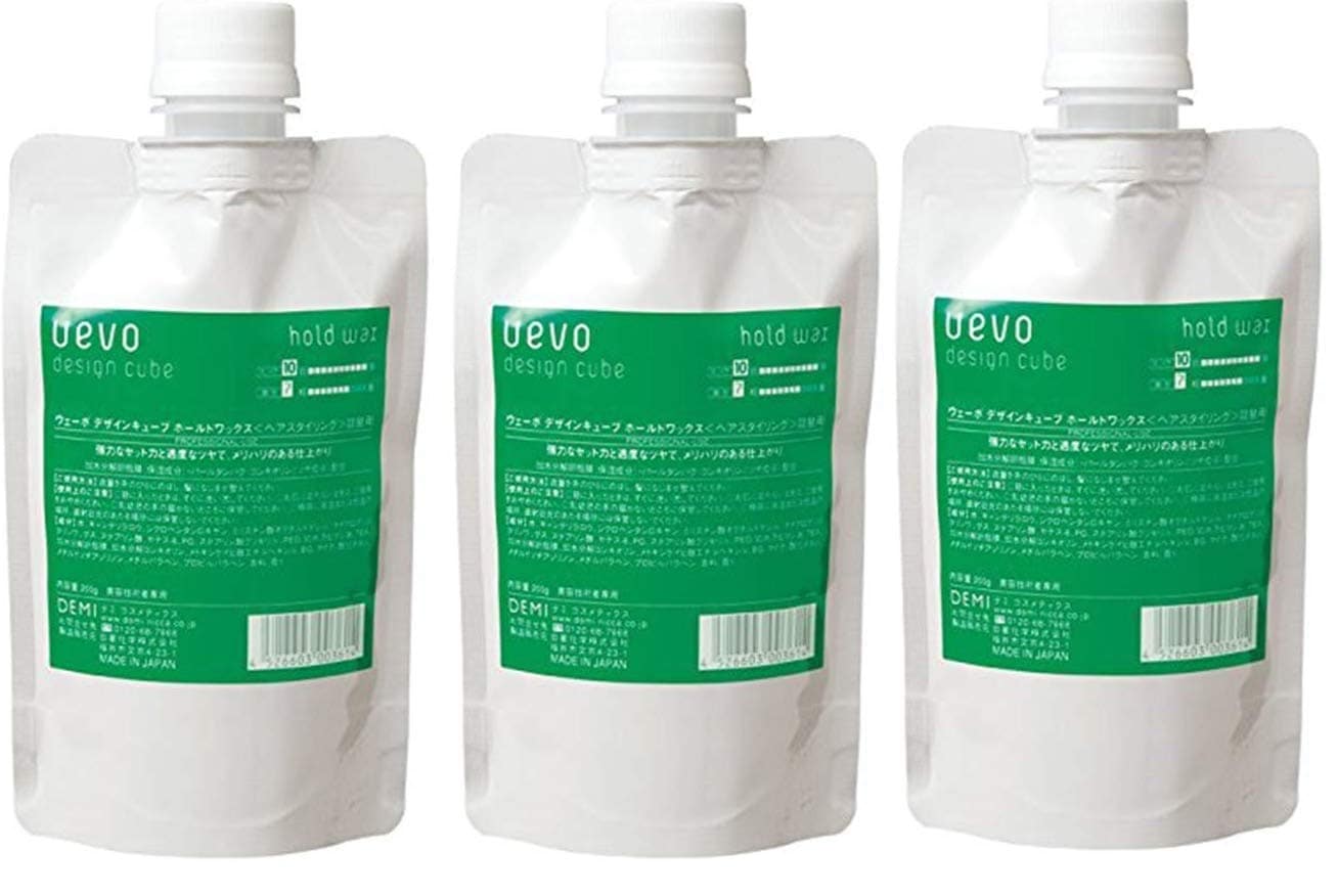 【X3個セット】 デミ ウェーボ デザインキューブ ホールドワックス 200g 業務用 hold wax