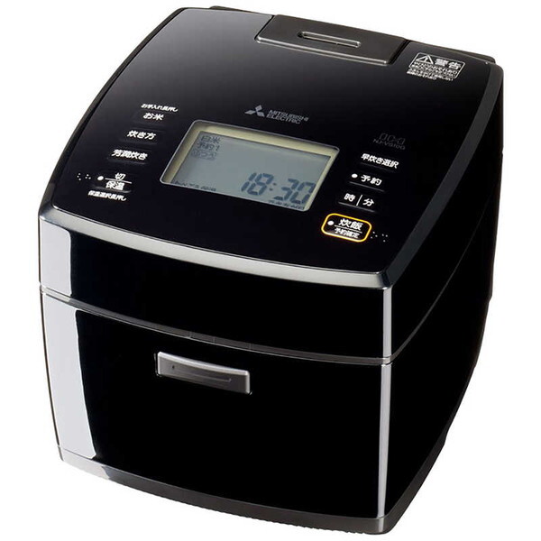 NJ-VS10G-B 黒曜(こくよう) 備長炭 炭炊釜 IH炊飯器 (5.5合炊き)