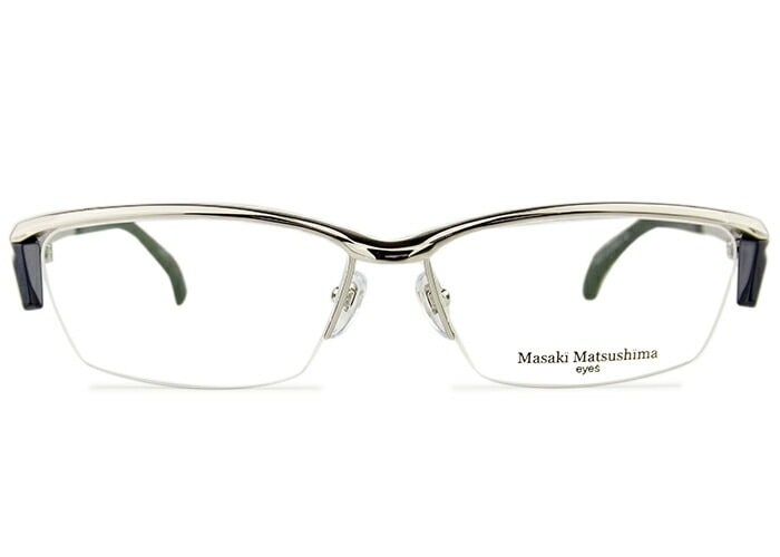 メガネ MF-1252 c.1 ライトグレー/ネイビー 大きい