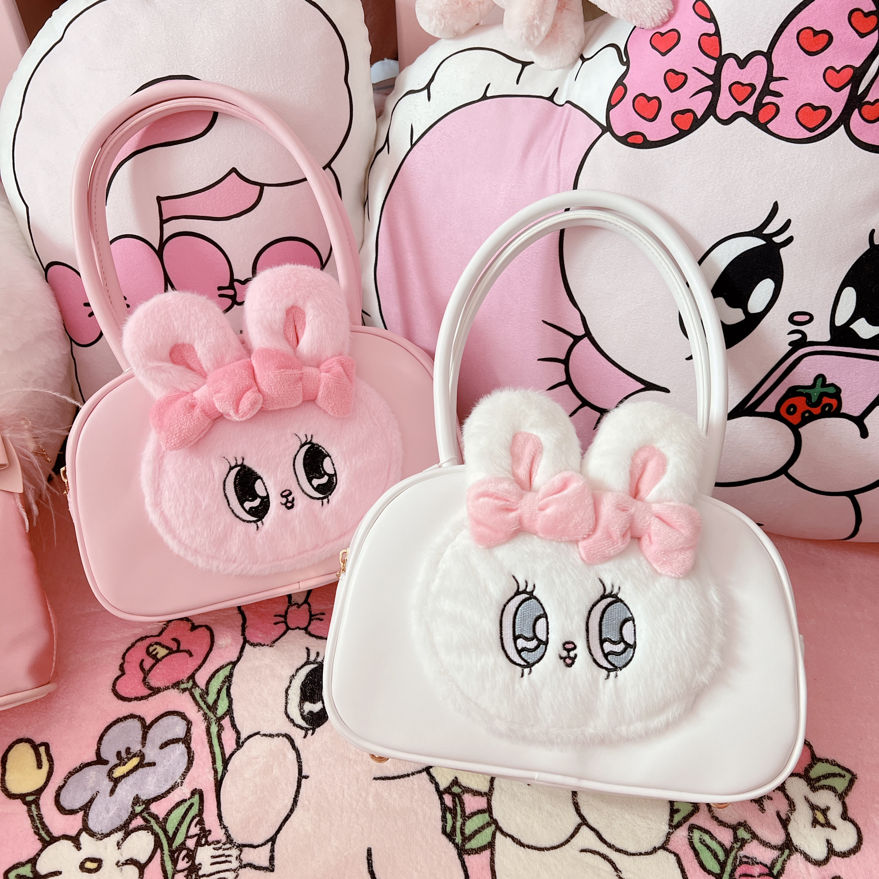 Esther Bunny 共同ブランド ハンドバッグ ピンク ロリータ エスターバニーハンドバッグパック