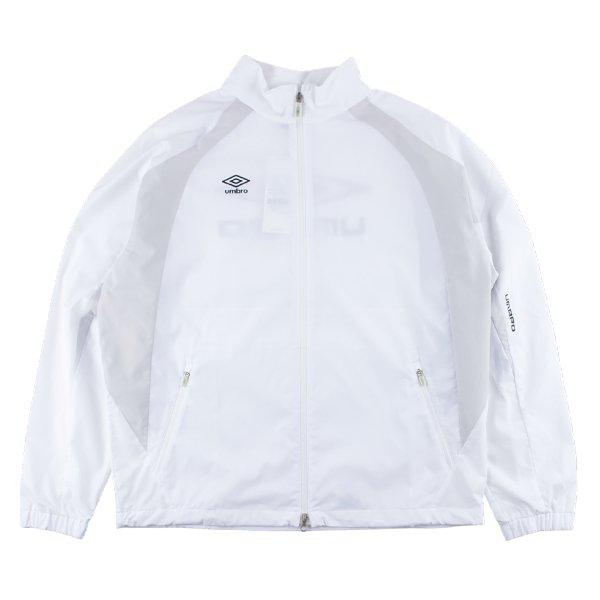 ダブルカット スタンネック ウィンドブレーカー ジャケット UQ223SJK52 WHT