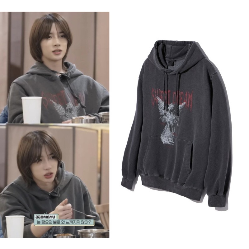 【TXTボムギュ着用】SWEET DREAM PIGMENT HOODIE