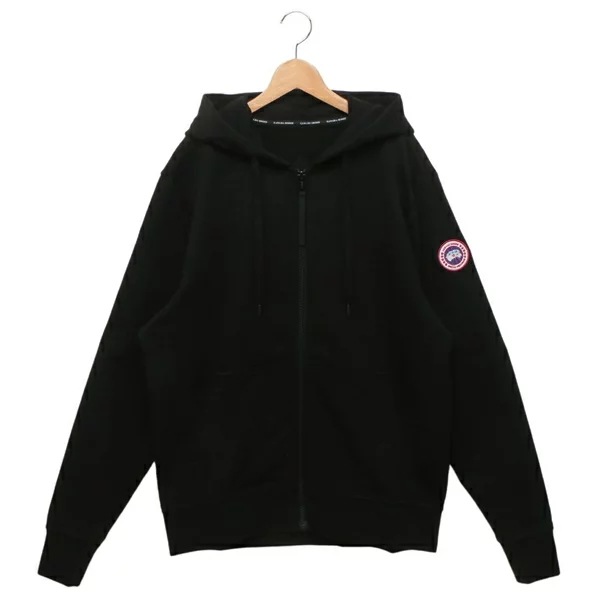 パーカー フーディー CANADA GOOSE ヒューロン フルジップ フーディー ブラック メンズ HURON FULL ZIP HOODY 7401M 9061