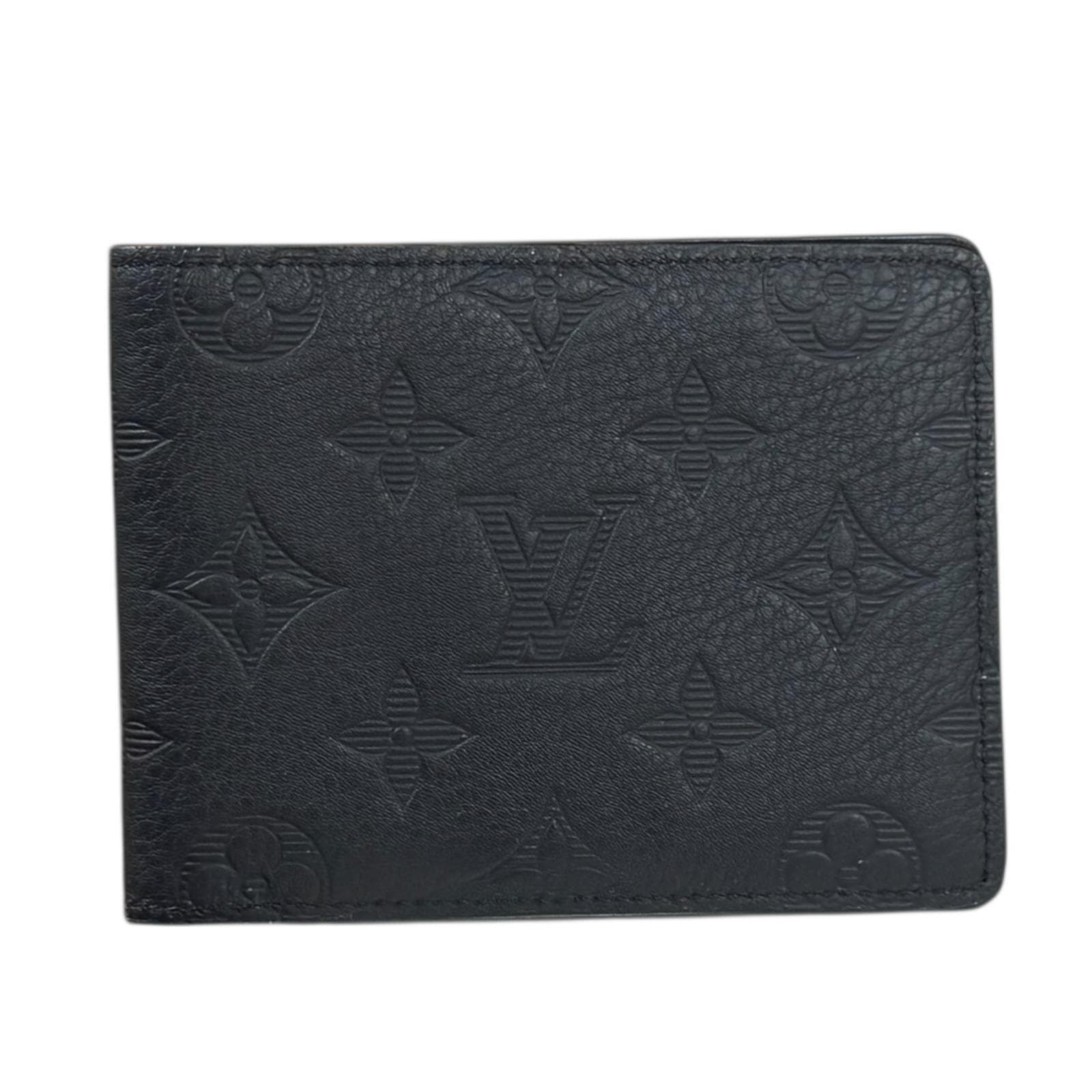 ルイヴィトン ポルトフォイユ ミュルティプル モノグラムトリヨン 二つ折り財布 M82072 LOUIS VUITTON 中古 美品