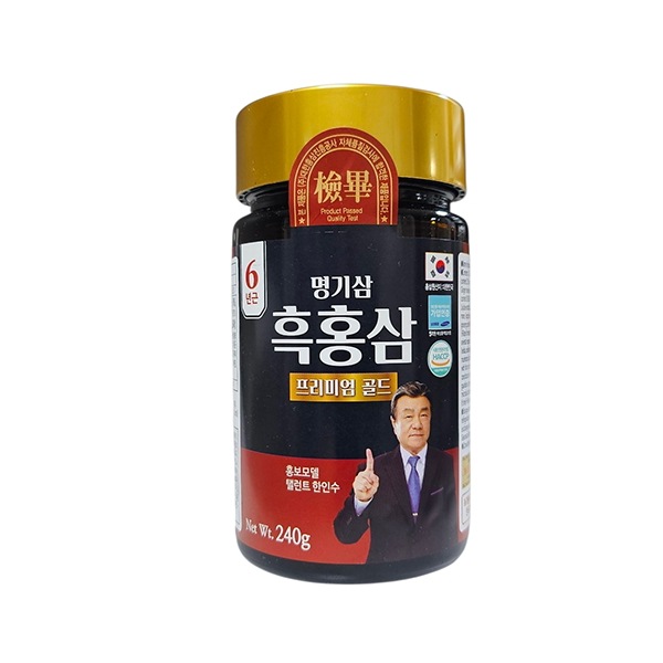 명기삼 흑홍삼 국내산6년근 고려홍삼과 구중구포흑삼의조합 7,717円