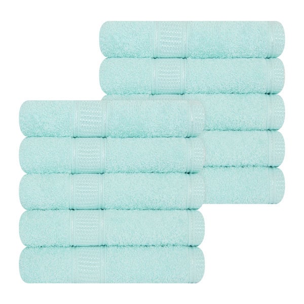 ab プライム無地40 洗面 ミント10枚 国産最高級綿糸