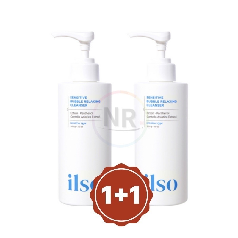 1+1 センシティブバブルリラクシングクレンザー洗顔料 洗顔クレンジングクレンザーバブル 200g