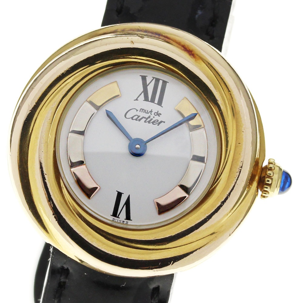 カルティエ CARTIER W1010844 マスト トリニティ SV925 ヴェルメイユ クォーツ レディース _834025【中古】