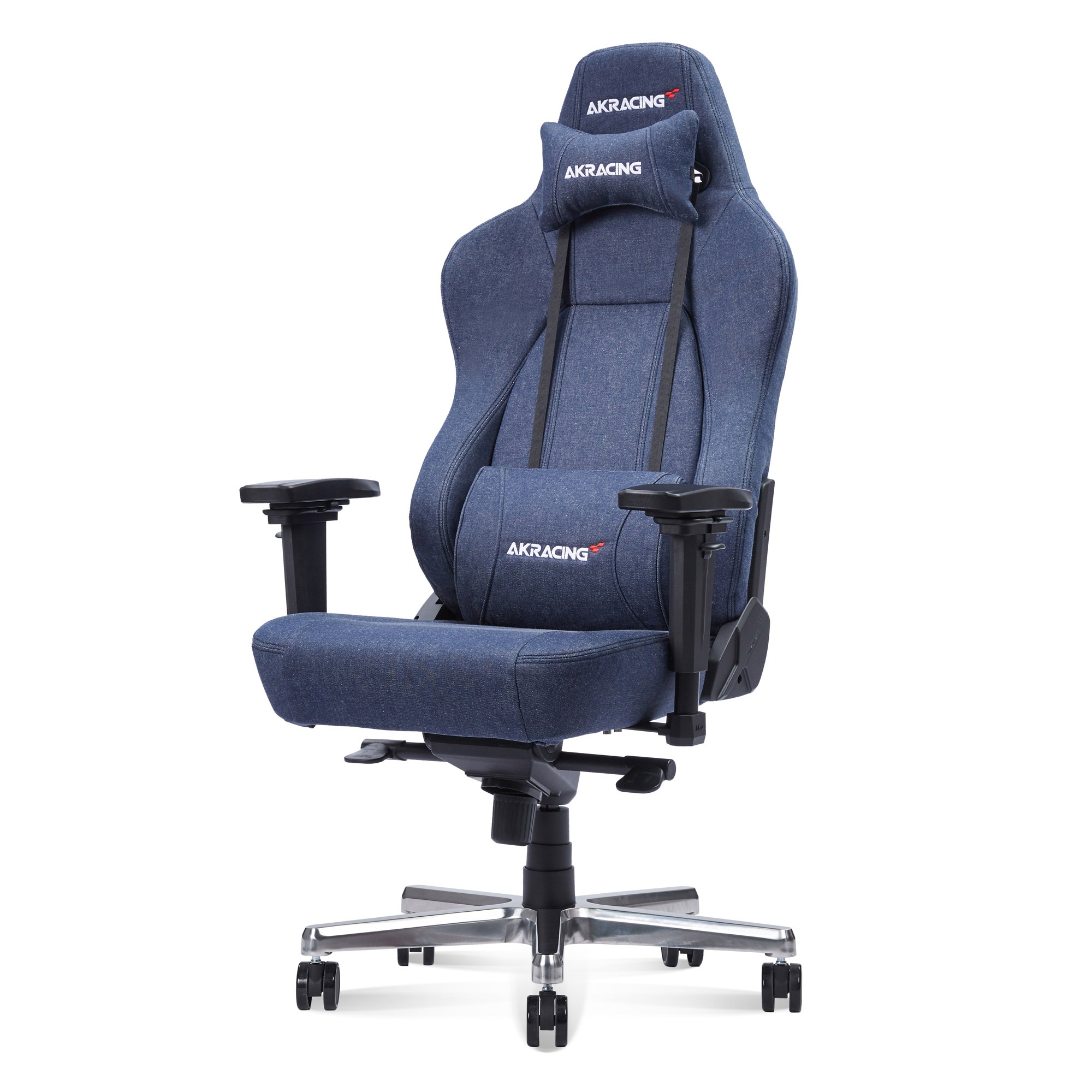 ゲーミングチェア AKRacing プレミアム最上位モデル 岡山県産デニム 180度リクライニング 耐荷重約150kg