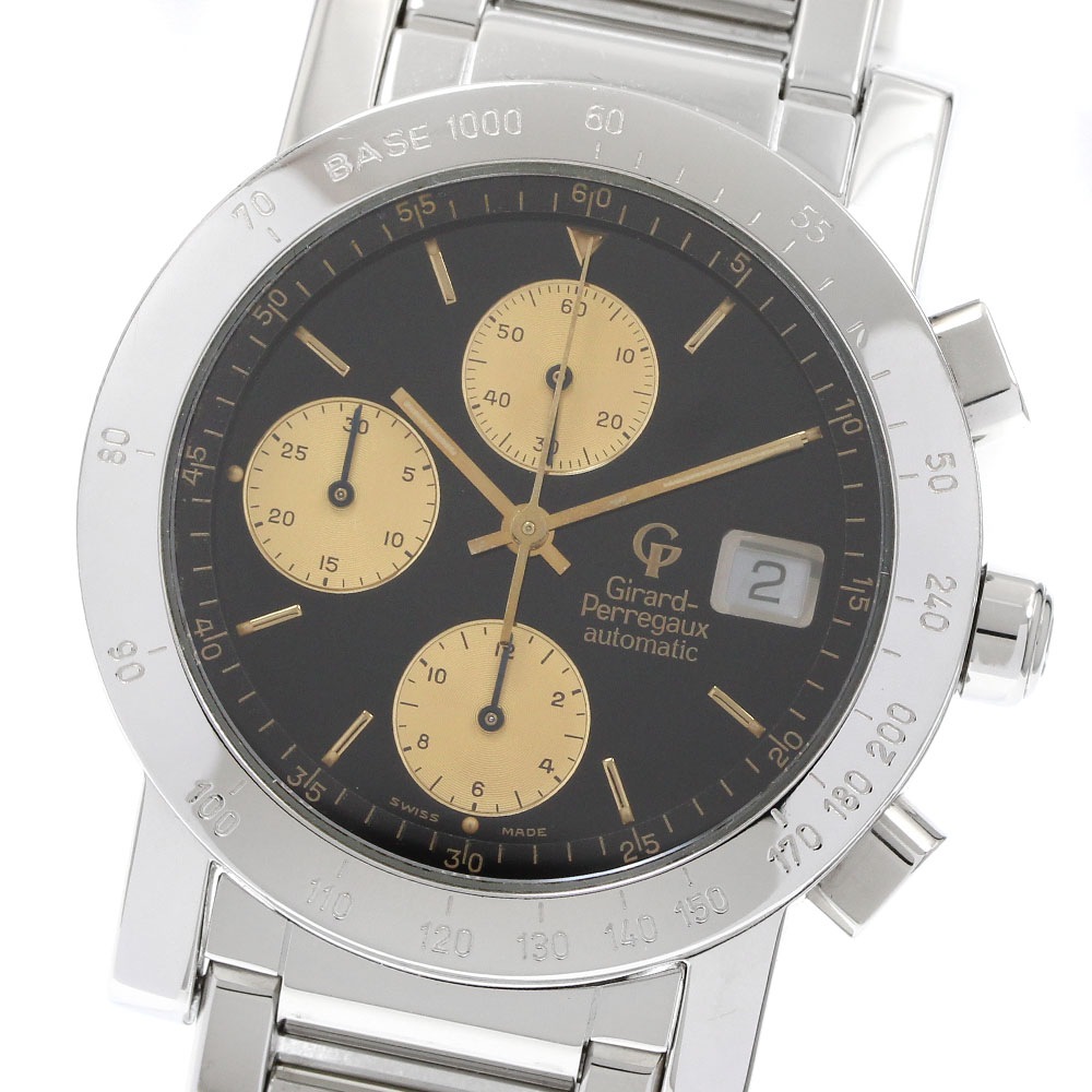 ジラール・ペルゴ GIRARD PERREGAUX GP7000 GP7000 クロノグラフ デイト 自動巻き メンズ _920484【中古】