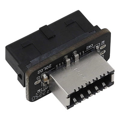 他サイト： アイネックス　内部USB3.0 - フロントUSB Type-Cヘッダー変換アダプタ　USB-025の商品画像