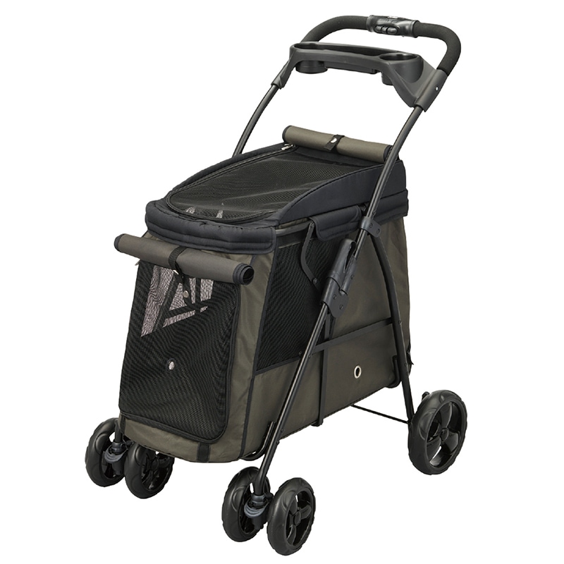 GEX　わんわんカート　中型犬用　モスグリーンカート