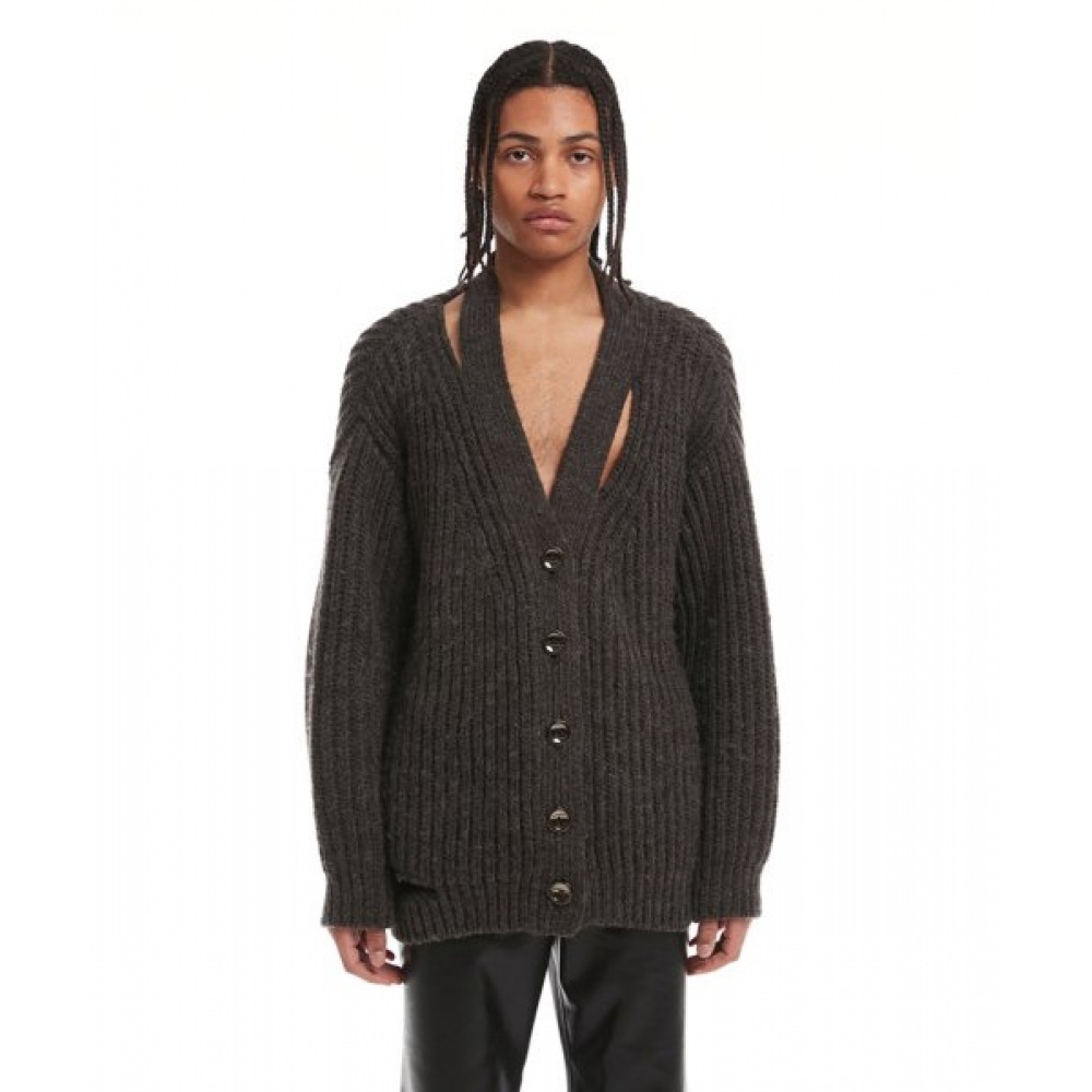 TRUNK PROJECT グレイデストロイニットカーディガン