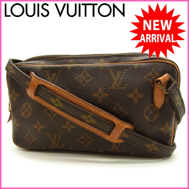 ルイヴィトン Louis Vuitton ショルダーバッグ /斜め掛けショルダー /メンズ可 /ポシェットマルリーバンドリエール モノグラム M51828 ブラウン モノグラムキャンバス (あす楽対応 ルイヴィトン Louis Vuitton ショルダーバッグ /斜め掛けショルダー /メンズ可 /ポシェットマルリーバンドリエール モノグラム M51828 ブラウン モノグラムキャンバス (あす楽対応
