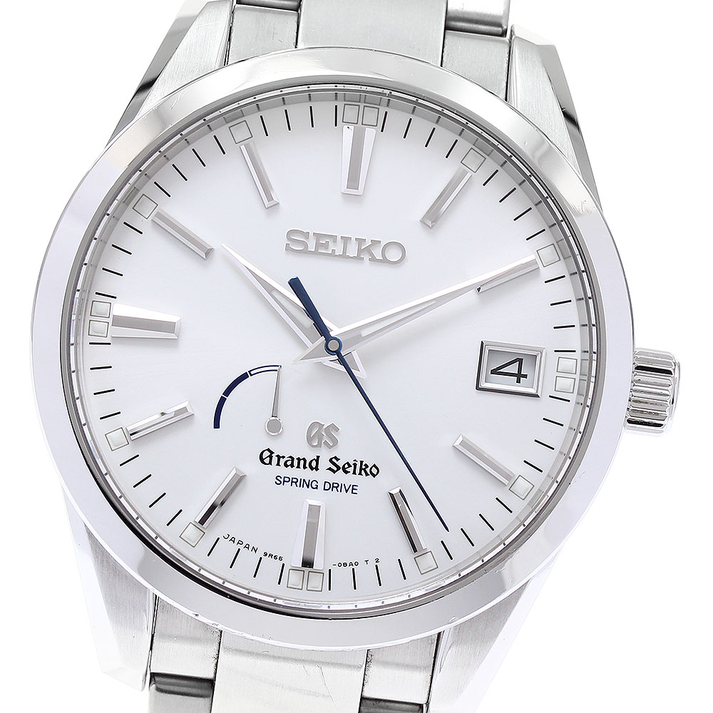 セイコー SEIKO SBGA099/9R65-0BM0 グランドセイコー パワーリザーブ デイト スプリングドライブ メンズ 内箱付き_885972【中古】