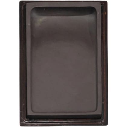 坑子巌端渓硯 長方 七吋・HS17