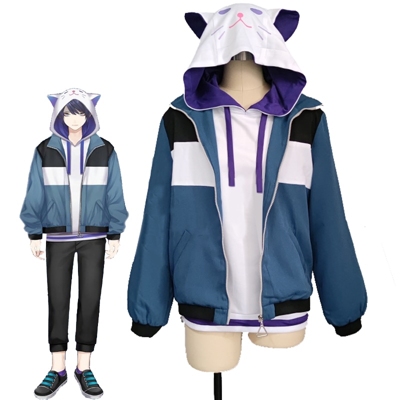 YouTuber　VTuber バーチャルYouTuber 長尾景 コスプレ衣装上着 アニメ イベント 学園祭 文化祭 コスチューム仮装