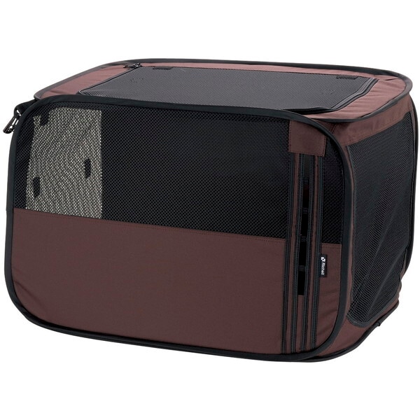 たためるドライブペットケージ L ブラウン