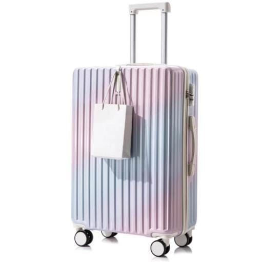 新品が売り出されて価格が下がった グラデーション シンプルでおしゃれ 男女兼用 機内持ち込み カップル 隠しフック ロック付き 大容量 旅行 S/M