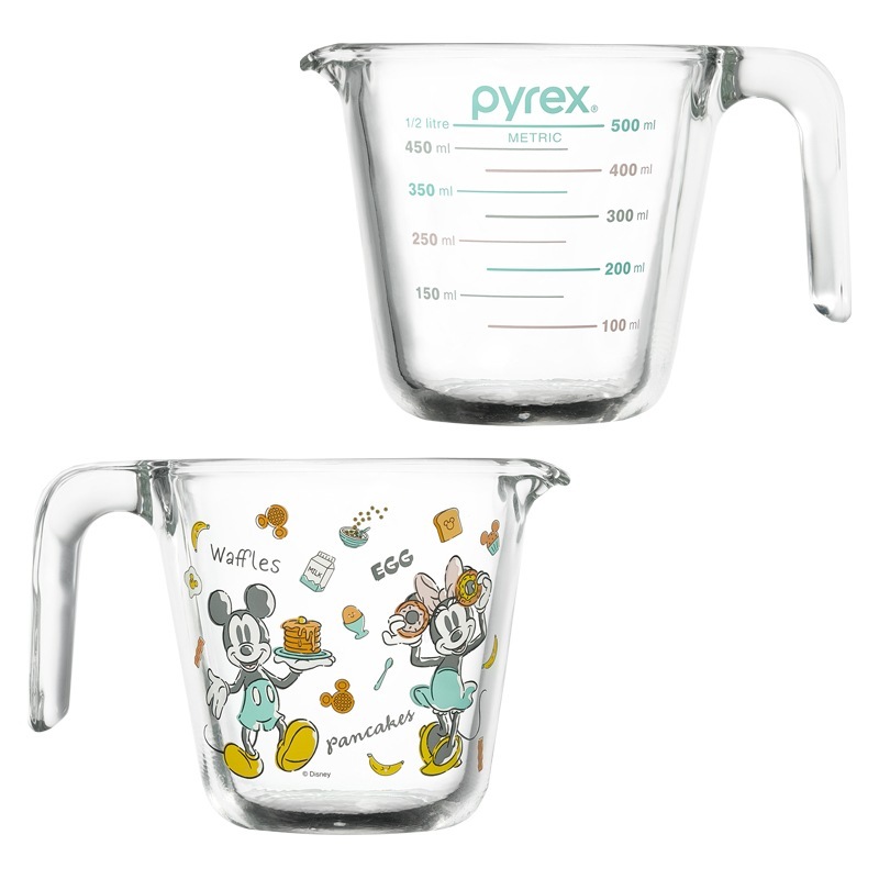 パイレックスディズニー計量カップ500ml+500ml
