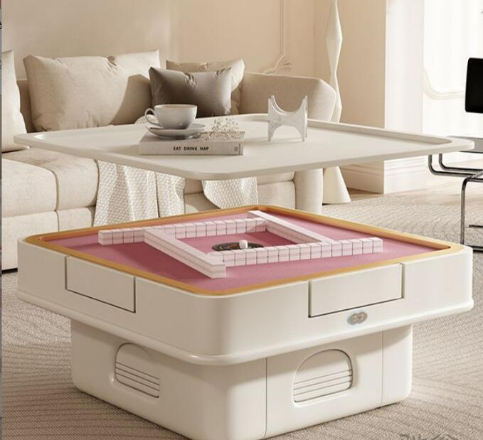 全自動一体テーブル　麻雀卓 お茶テーブル 自動昇降 両用 リビング 家庭用 小型 家庭用多機能昇降 リフト多機能テーブル