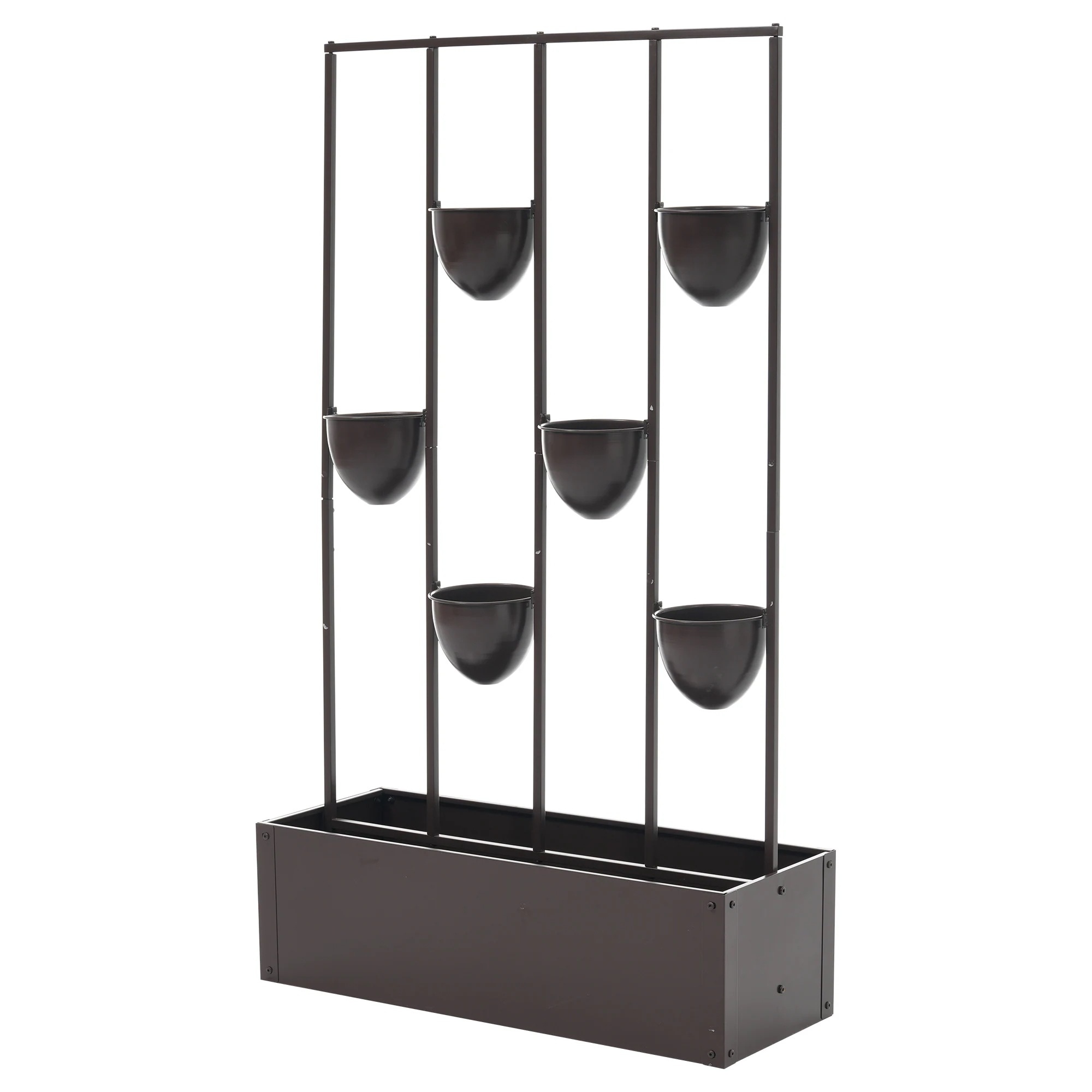 国内即発送!フェンス プランター付き 目隠し プランター付き 電着塗装 植木鉢付き 簡単設置 92*36*160cm 園芸用品 プランター ガーデンラティス プランターボックス 花 15,194円