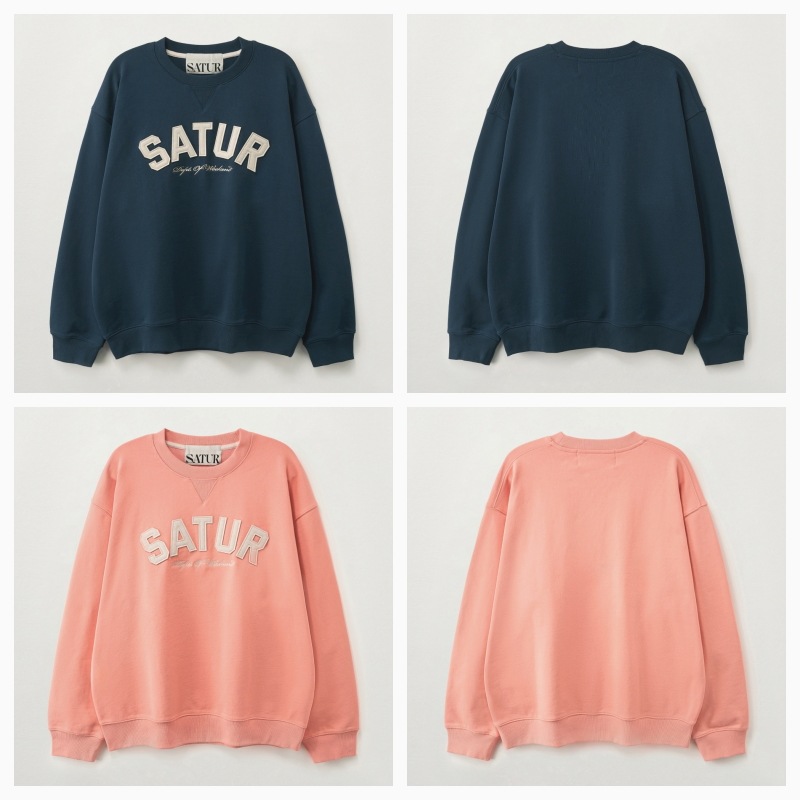 【SATUR】 26SS Lugo Basic Sweatshirt : 2colors