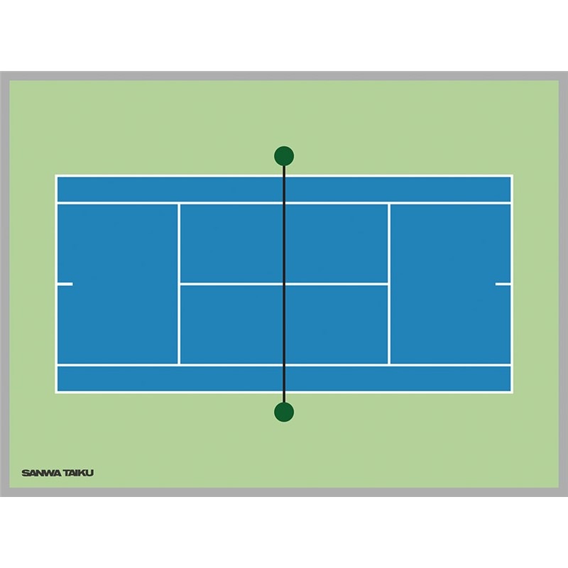 (代引き・個人宅・北海道・沖縄への配送不可)三和体育 カラフルサクセンバンスタンドテニス ベッ 学校機器 器具 (s0982)