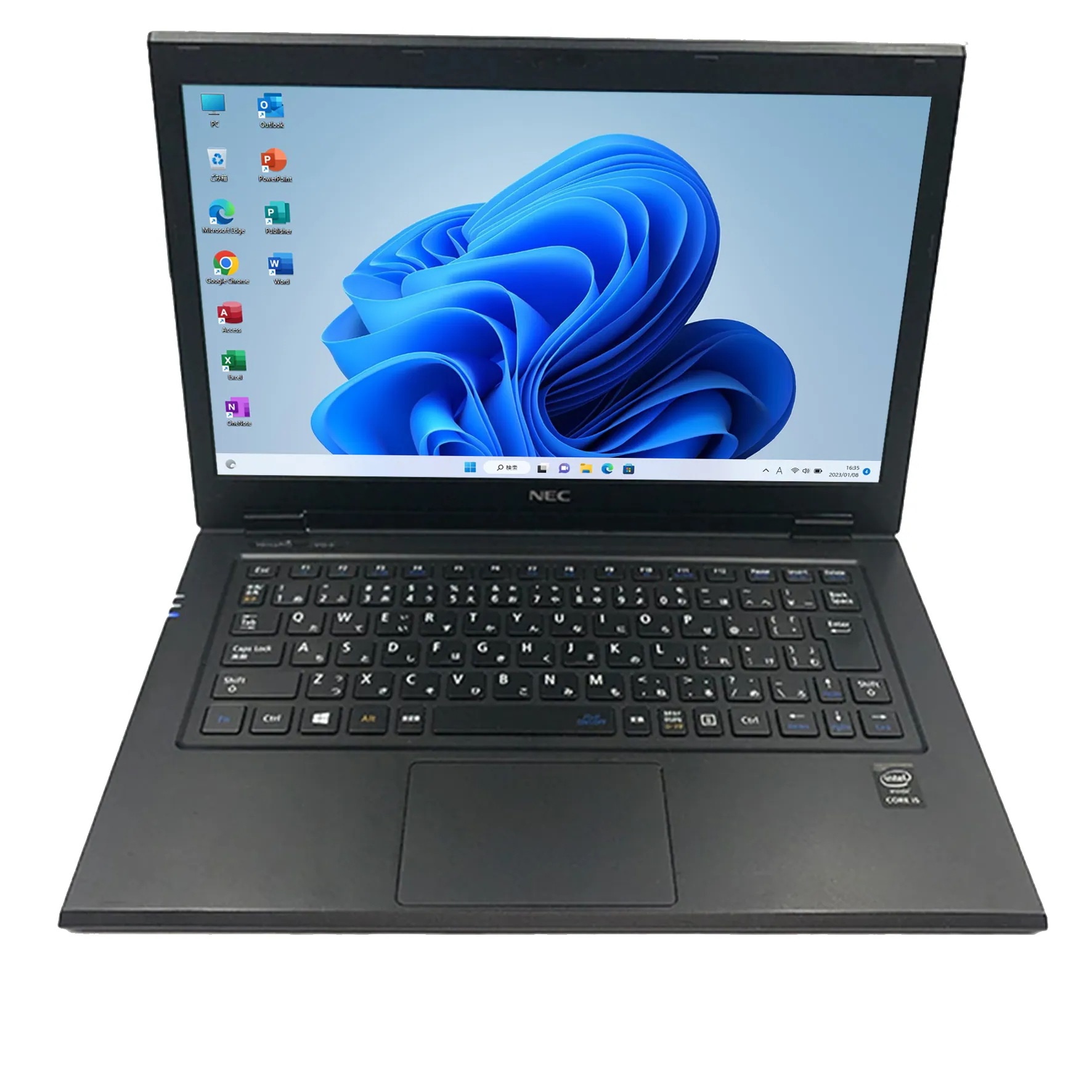 第5世代Corei5 13.3型高解像度(2560 x 1440) 驚速SSD128GB メモリー4GB Windows11 MSoffice2021 VGシリーズ 無線 BT HDMI Bランク