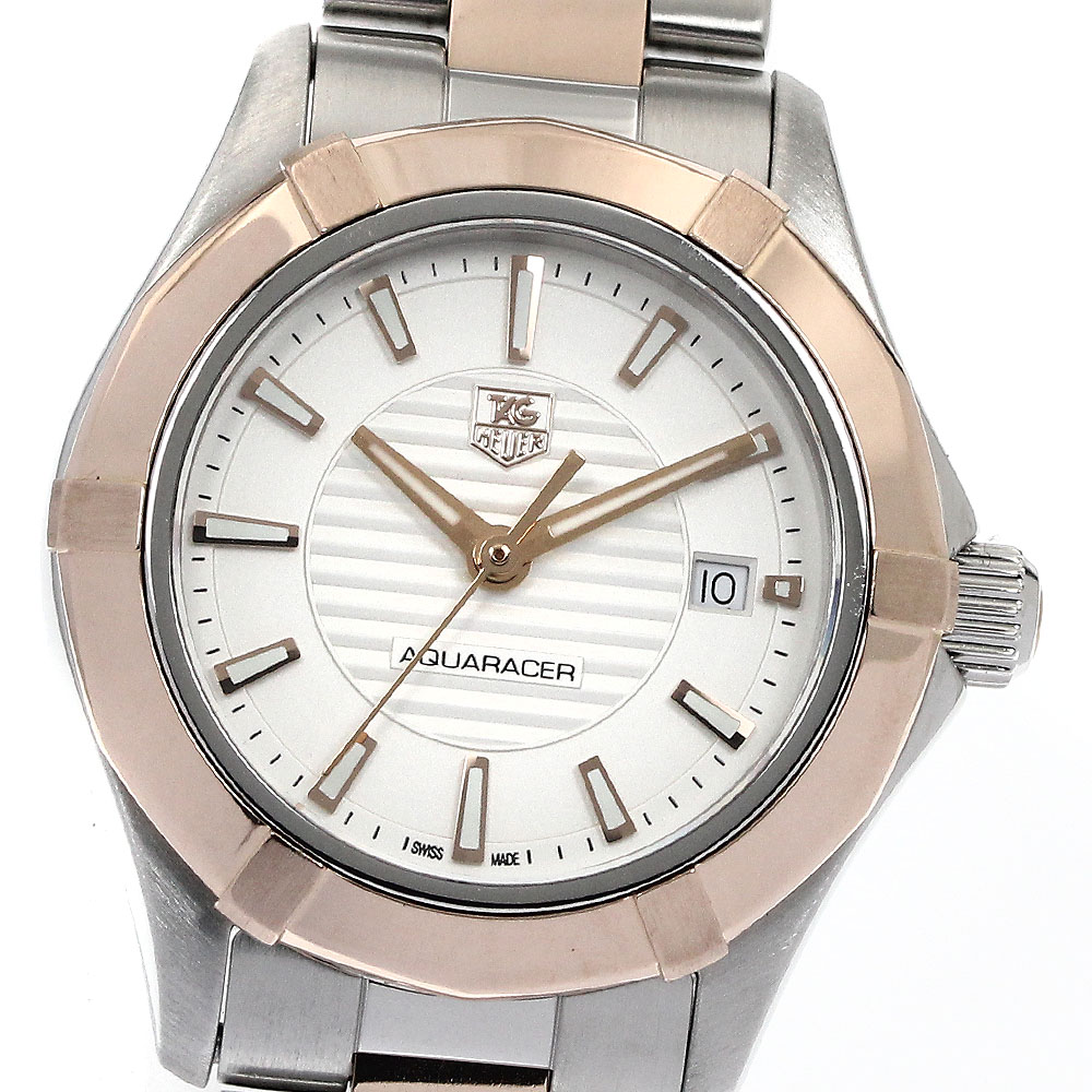 タグホイヤー TAG HEUER WAP1450 アクアレーサー デイト クォーツ レディース 良品 内箱付き_886589【中古】 98,450円