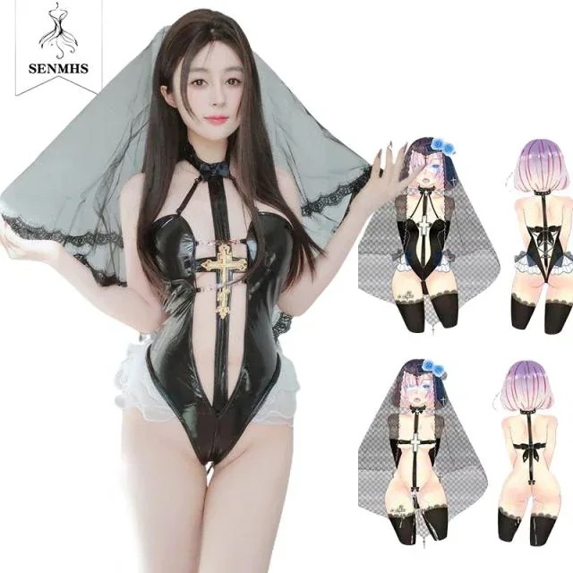 修道女コスプレセクシーシスタースク水エロ可愛い誘惑調教過激拘束束縛PUエッチ萌え下着ボンテージ聖女メイド服可愛いベビードールランジェリーコスチュームレディ