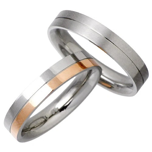 ヴィー vie ステンレス ライン ペア リング 金属金属アレルギー対応