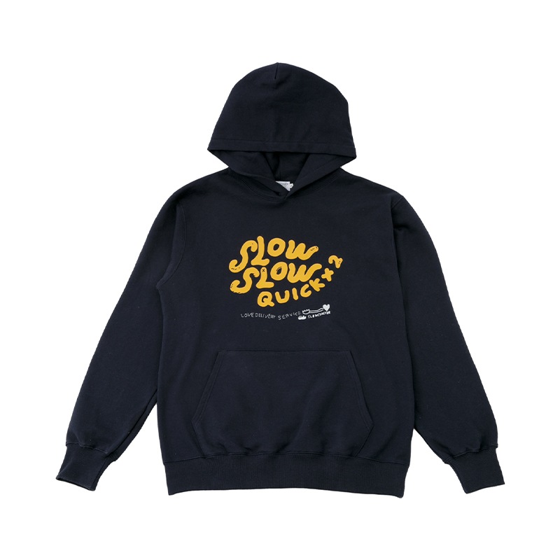 SLCO LETTERING HOOD_ [NAVY]