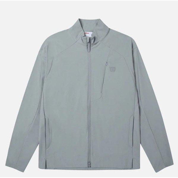 M ジャケット LQC W251001TFJ11-GRY ウーブンハイブリッドジップアップジャケット
