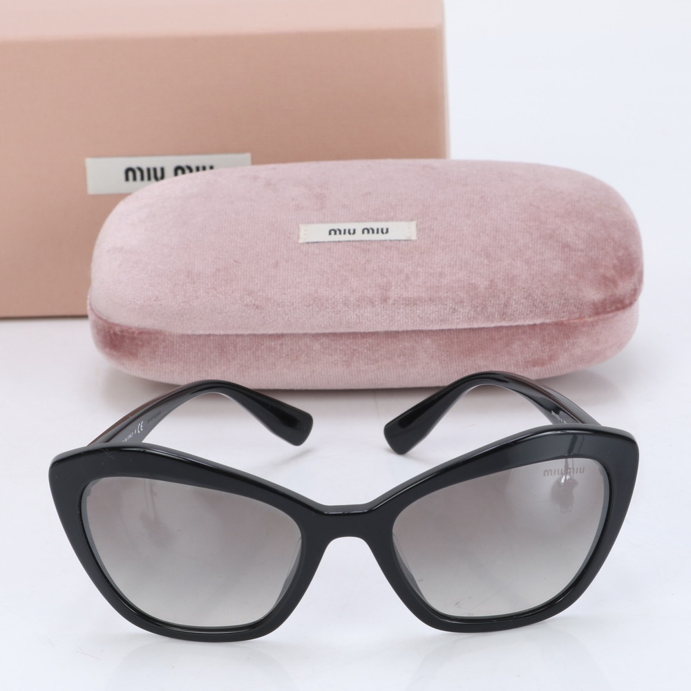 極美品 眼鏡 メガネ アイウェア SMU 05U-A 5520１AB5O0 140 2N AMU05U サングラス レディース ELE BI21-7 中古