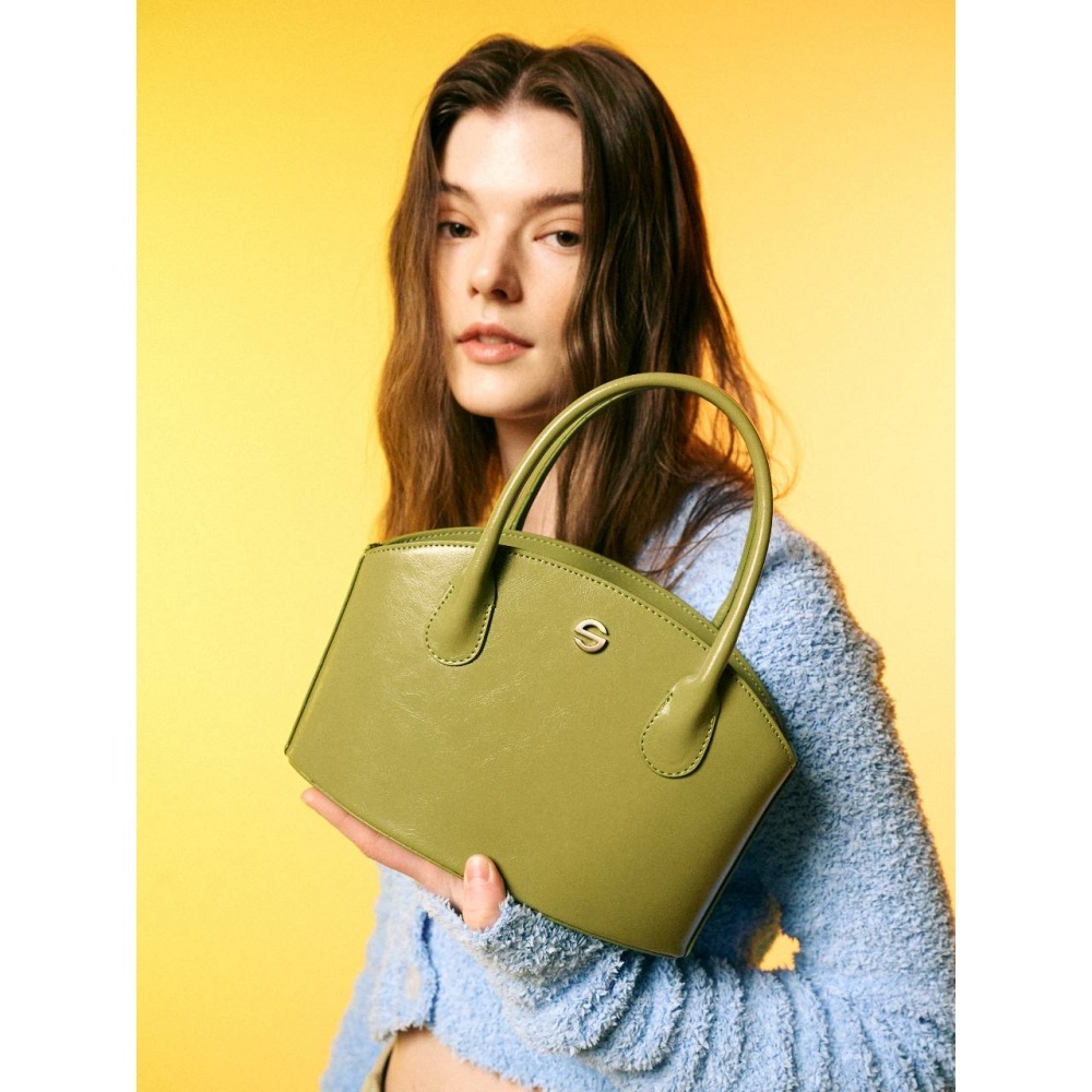 SEMICODE joony バッグ - クリンクル オリーブ