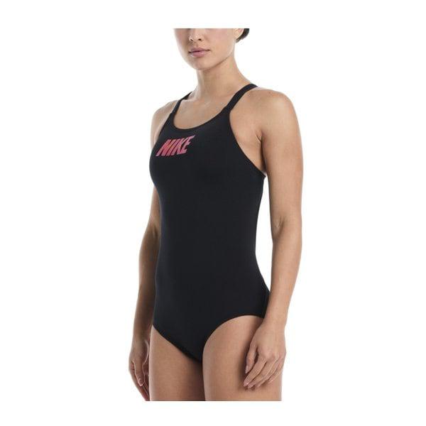 ロゴグラフィックトレースファストバック刺繍＆ローカットNESSF054-001（ブラック）