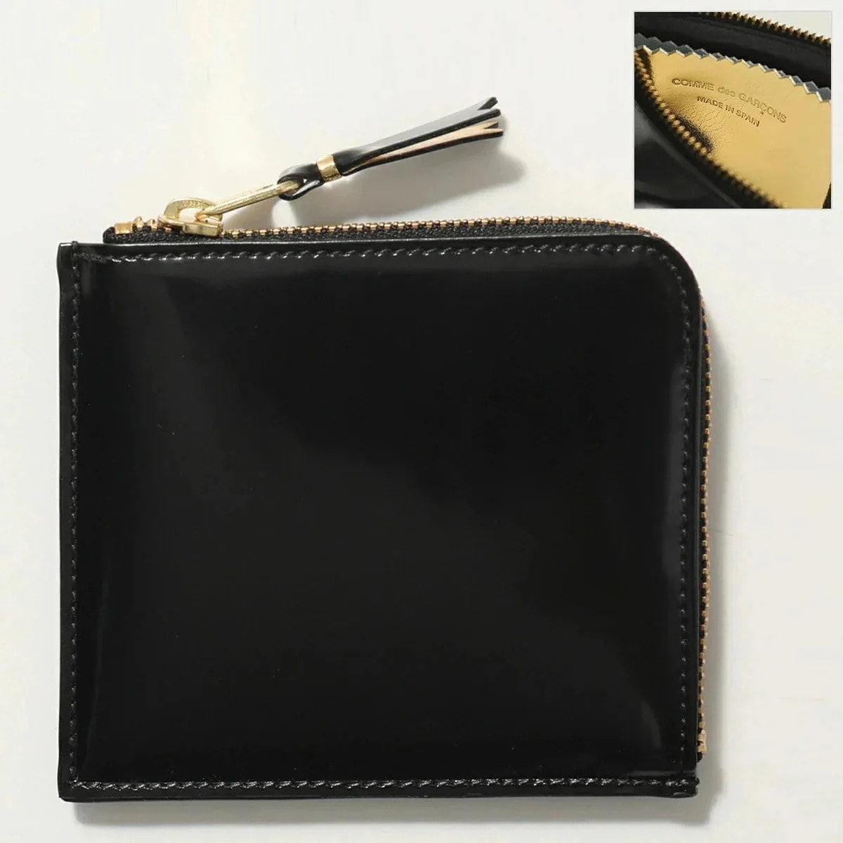 COMME des GARCONS コムデギャルソン ミニ財布 MILLOR INSIDE SA3100MI メンズ レディース レザー L字ファスナー コイン